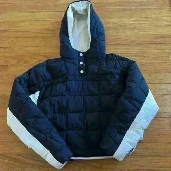 FLX pullover puffy jacket crop size medium - Picture 4 of 8